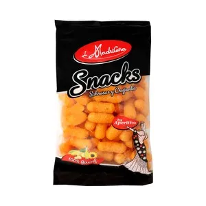 LA MADRILEÑA Snacks, gambito rojos 140 g.
