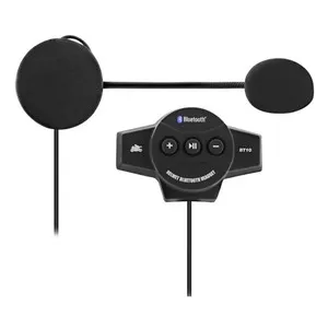 Kit de manos libres para casco con bluetooth y micrófono.