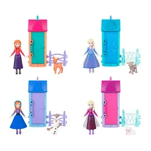 Disney Frozen Minis Casa Sorpresa de Arendelle Cdu, modelos surtidos, MATTEL