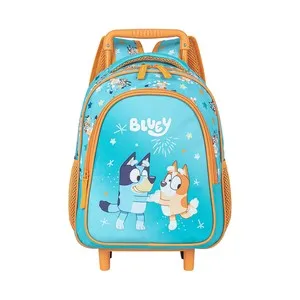 Mochila infantil con ruedas, diseño bluey perros, KOOL SPORT.