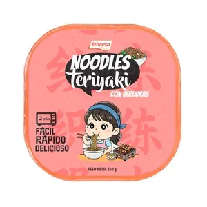 EMCESA Noodles de Teriyaki con verduras 250 g.
