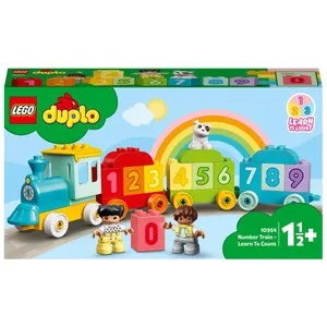 Juego de construcciones Tren de los Números: Aprende a Contar con 23 piezas, LEGO DUPLO 10954.