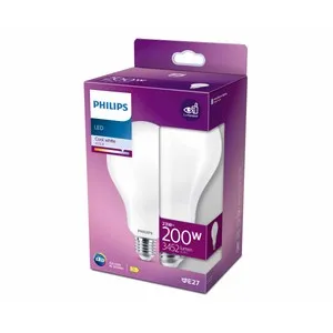 Bombilla Led E27, 23W=200W, luz neutra 4000K, 3452lm, PHILIPS.