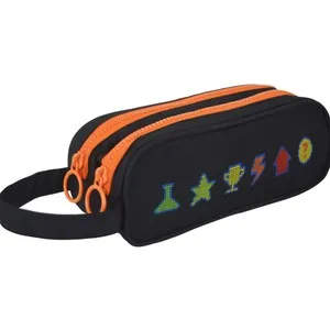 Estuche portatodo de 2 compartimentos. diseño gamer, ALCAMPO..