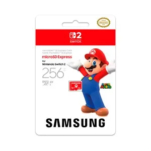 Tarjeta Micro SD Express Samsung 256GB para NINTENDO SWITCH 2.
