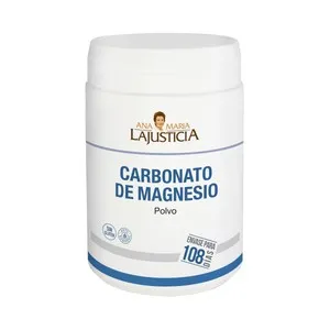 ANA MARIA LAJUSTICIA Carbonato de Magnesio en polvo, sin gluten y apto para veganos ANA MARIA LAJUSTICIA 130 g.
