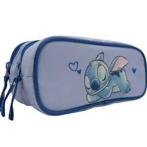 Estuche portatodo de 3 compartimentos STITCH.