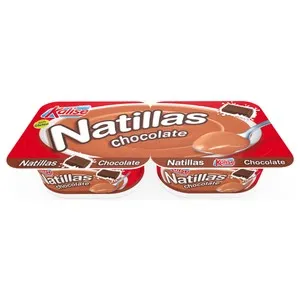 KALISE Natillas de chocolate, elaboradas sin gluten KALISE 2 x 135 g.