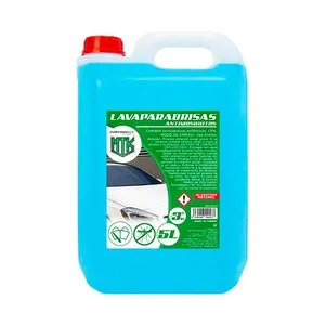5 litros de líquido limpiaparabrisas, anti-mosquitos ABC PARTS, hasta -3ºC.