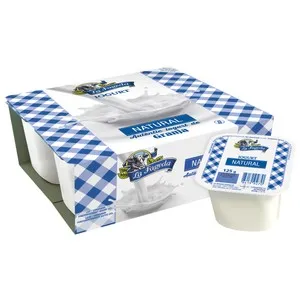 LA FAGEDA Yogur natural elaborado sin gluten 4 x 125 g.