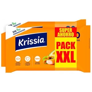 KRISSIA Barritas de surimi 2 x 20 uds. 2 x 300 g. 48 uds 720 g.
