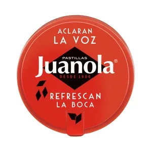 JUANOLA Pastillas a base de regaliz, que refrescan la boca 27 g.