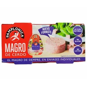 PAMPLONICA Magro de cerdo 2 x 70 g.