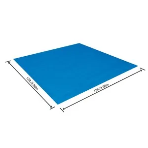 Tapiz de suelo para piscinas desmontable 396x396 cm, BESTWAY.