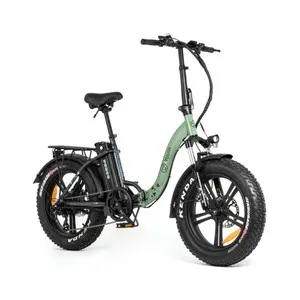 Bicicleta eléctrica plegable PORTO II YOUIN, 250W, ruedas 20", autonomía 25Km.