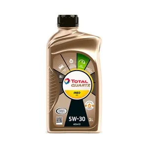 Aceite sintético para vehículos con motores de gasolina o diésel TOTAL QUARTZ 1 litro.