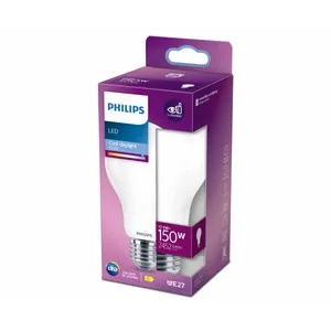 Bombilla Led E27, 17,5W=150W, luz fría 6500K, 2452lm, PHILIPS.