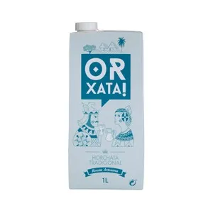 OR,XATA Horchata receta artesanal con denominación de origen Chufa de Valencia OR,XATA 1 l.