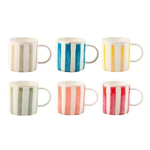 Taza mug stoneware lima colores surtidos cc. 381. PENGO.