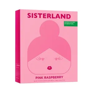 UNITED COLOR OF BENETTON Sisterland pink raspberry Estuche para mujer con colonia y loción corporal