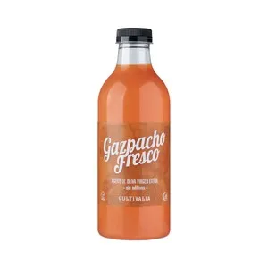 CULTIVALIA Gazpacho fresco elaborado con AOVE, sin gluten ni aditivos 1 l.