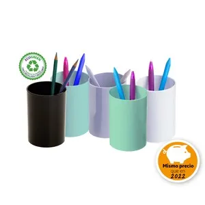 Portalápices Sostenible Ecogreen color surtido pastel, 100% reciclado y reciclable ARCHIVO 2000.