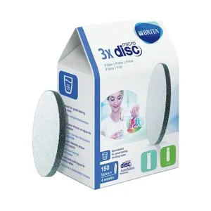 Pack de 3 discos purificantes para botellas filtrantes, Micro disc BRITA.