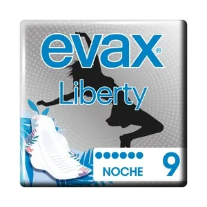 EVAX Compresas de noche con alas EVAX Liberty 9 uds.