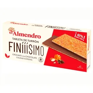 EL ALMENDRO Turrón finísimo crocanti 180 g.