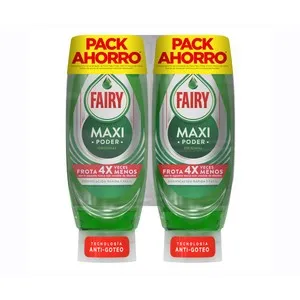 FAIRY Lavavajillas a mano maxi poder 2 x 450 ml