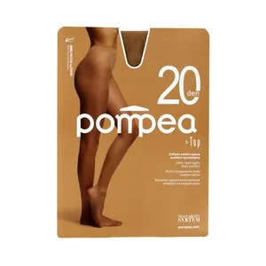 Panty transparente mate, 20den, POMPEA, color polvere, talla S.