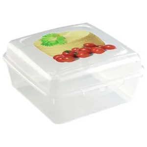 Recipiente hermético para queso bola, 15x15x7,5 centímetros A FUEGO LENTO.
