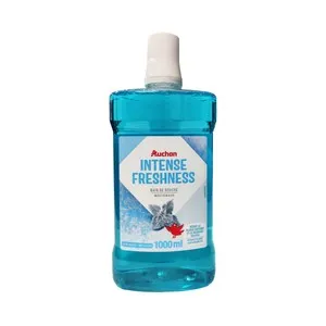 PRODUCTO ALCAMPO Enjuague bucal de uso diario, con intenso sabor a menta 1000 ml.