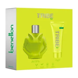 UNITED COLORS OF BENETTON Tribe play Estuche de colonia y after shave para hombre.