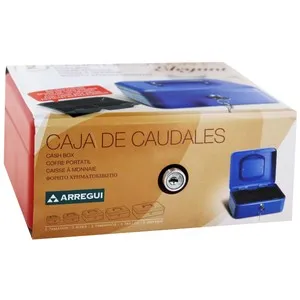 Caja de caudales con sistema de apertura y cierre de llave, 200x90mm. ARREGUI T2.