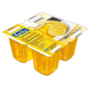 KAIKU Postre gelificado con sabor a limón KAIKU 4 x 100 g.