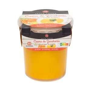 SANTA TERESA Crema de zanahoria con un toque de jenjibre, elaborada con ingredientes 100% naturales SANTA TERESA 400 ml.