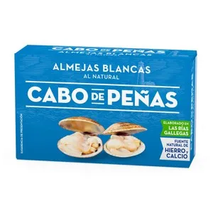 CABO DE PEÑAS Almeja blanca al natural 63 g.