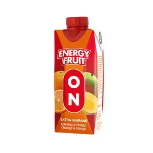 JUVER Néctar de naranja y mango brick 330 ml.