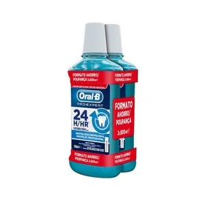 ORAL-B Enjuague bucal menta fresca y acción blanqueante ORAL-B 3D White 500 ml.