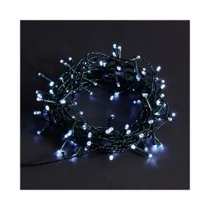 Guirnalda de 120 luces LED blanco puro, ACTUEL.