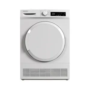 Secadora por condensación DAEWOO TD-B8GP0WE0, capacidad de secado: 8KG, clasificación energética: B, H: 84,5cm, A: 59,7cm, F: 56,3cm.