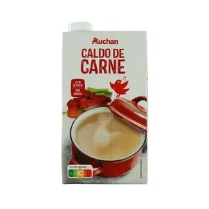 PRODUCTO ALCAMPO Caldo de carne sin gluten y sin grasa brick 1 l.
