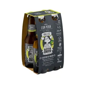 MAELOC Sidra con pera 4 x 20 cl.