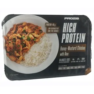 PROZIS Pollo con miel, mostaza y arroz high protein 435 g.