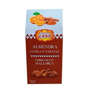 CAPO Almendra canela naranja 140 g.