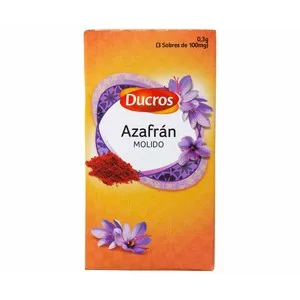 DUCROS Azafrán molido de aroma penetrante 0,3 g.