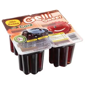REINA Gelatina con sabor cola y 0% materia grasa REINA 4 x 100 g.