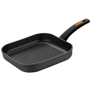Plancha cuadrada 28cm. con revestimiento antiadherente bicapa Withford, apta para inducción, Fuego MONIX