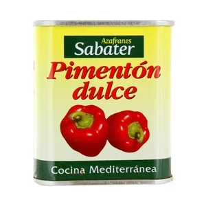 SABATER Pimentón dulce SABATER lata de 75 g.